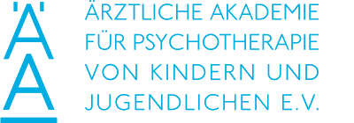 Das Logo der ärztlichen Akademie für Psychotherapie von Kindern und Jugendlichen.