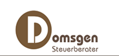 Das Logo des Unternehmens "Domsgen Steuerberater".